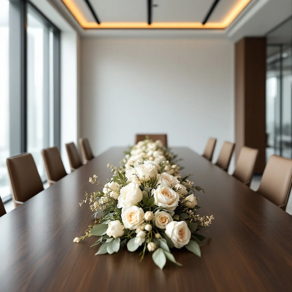 Corporate event floral example 1