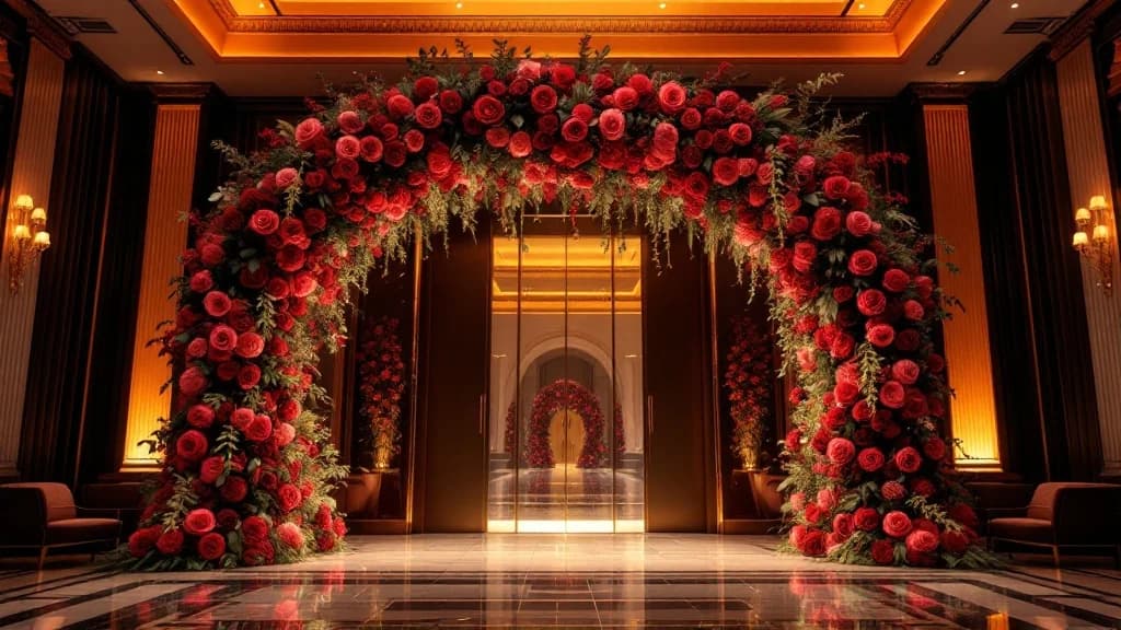 Gala event florals example 1