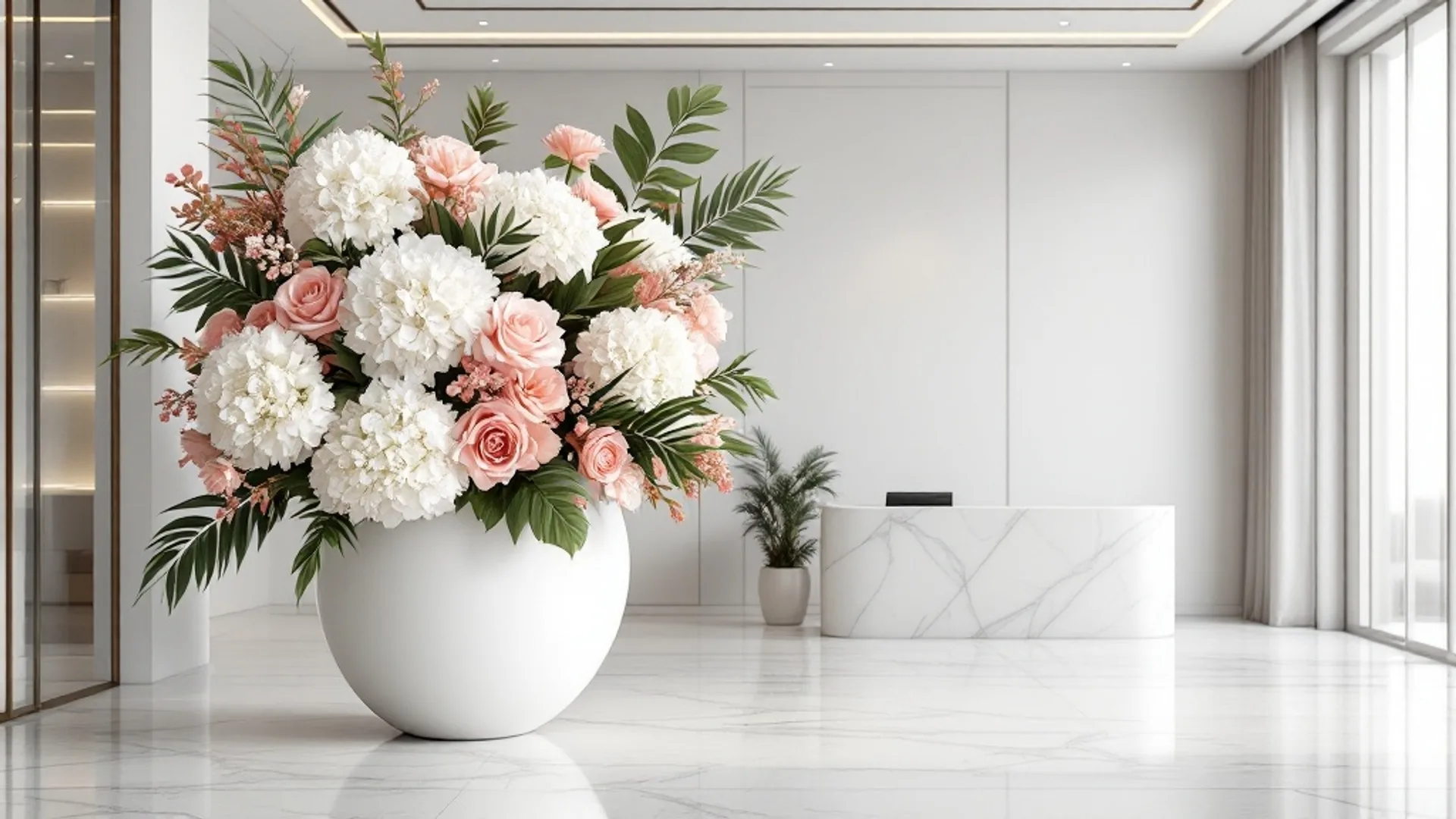 Office flower subscription by Bana Florist