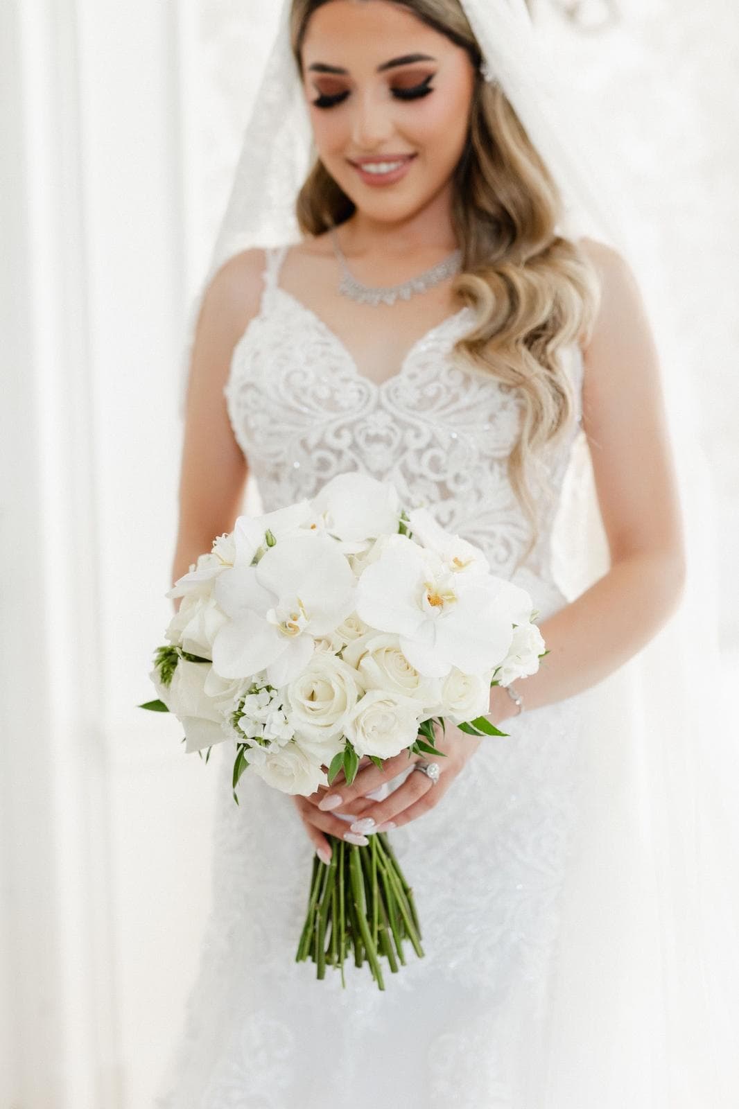 Elegant Persian wedding floral installation by Bana Florist Toronto